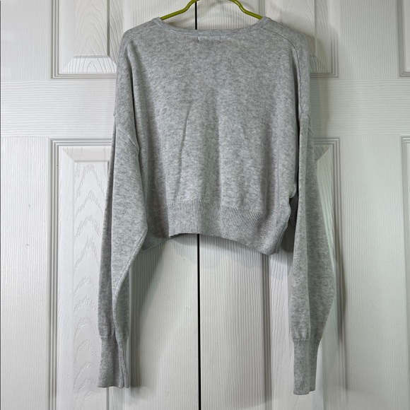 Art Class Girl's Light Gray Button-Front Sweater Size S (6/7) - Picture 2 of 7